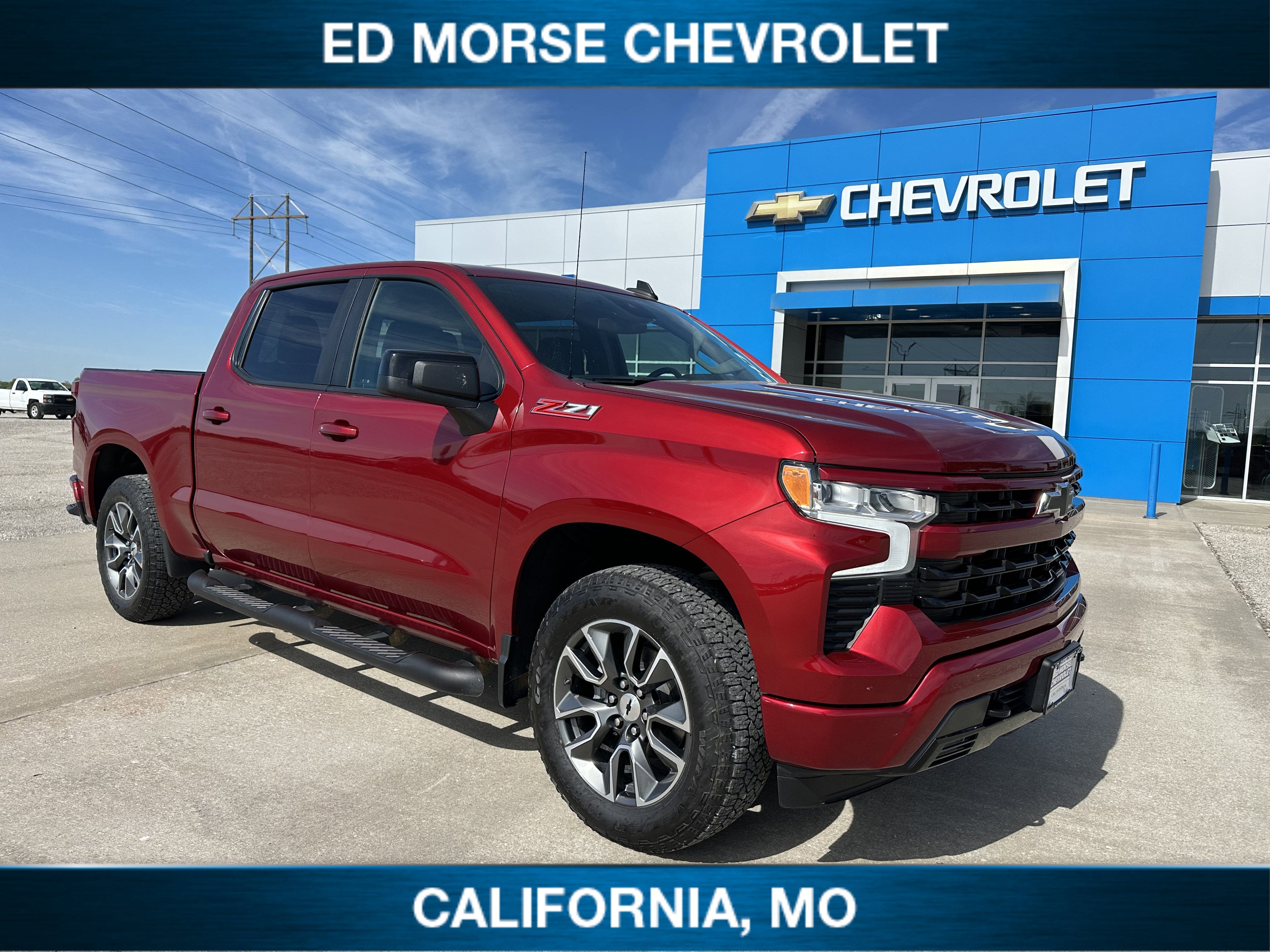 2024 Chevrolet Silverado 1500 RST in Radiant Red Tintcoat — front three-quarter view