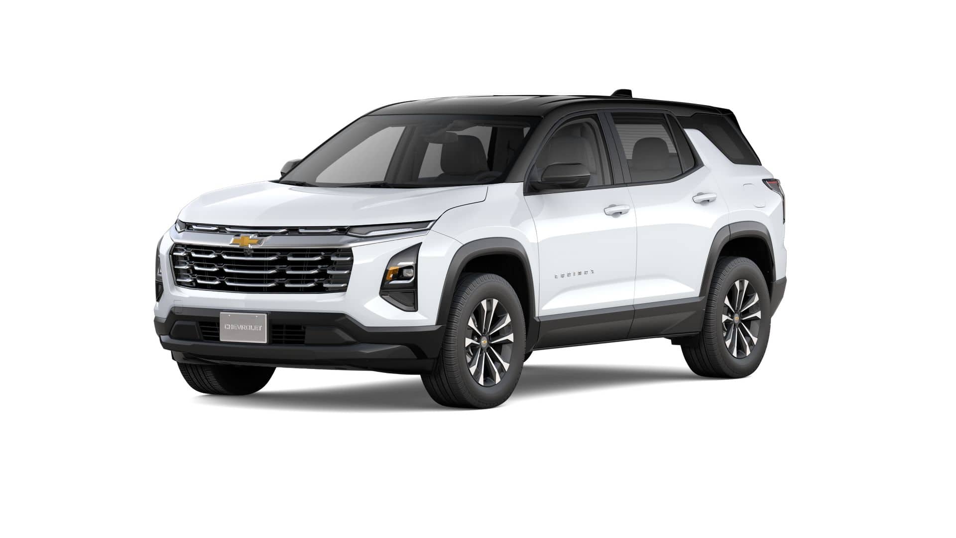 2026 Chevrolet Equinox LT in Summit White — front three-quarter view